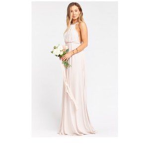 Show Me Your Mumu NWT Bridesmaid Amanda Maxi Show Me The Ring Crisp Dress
